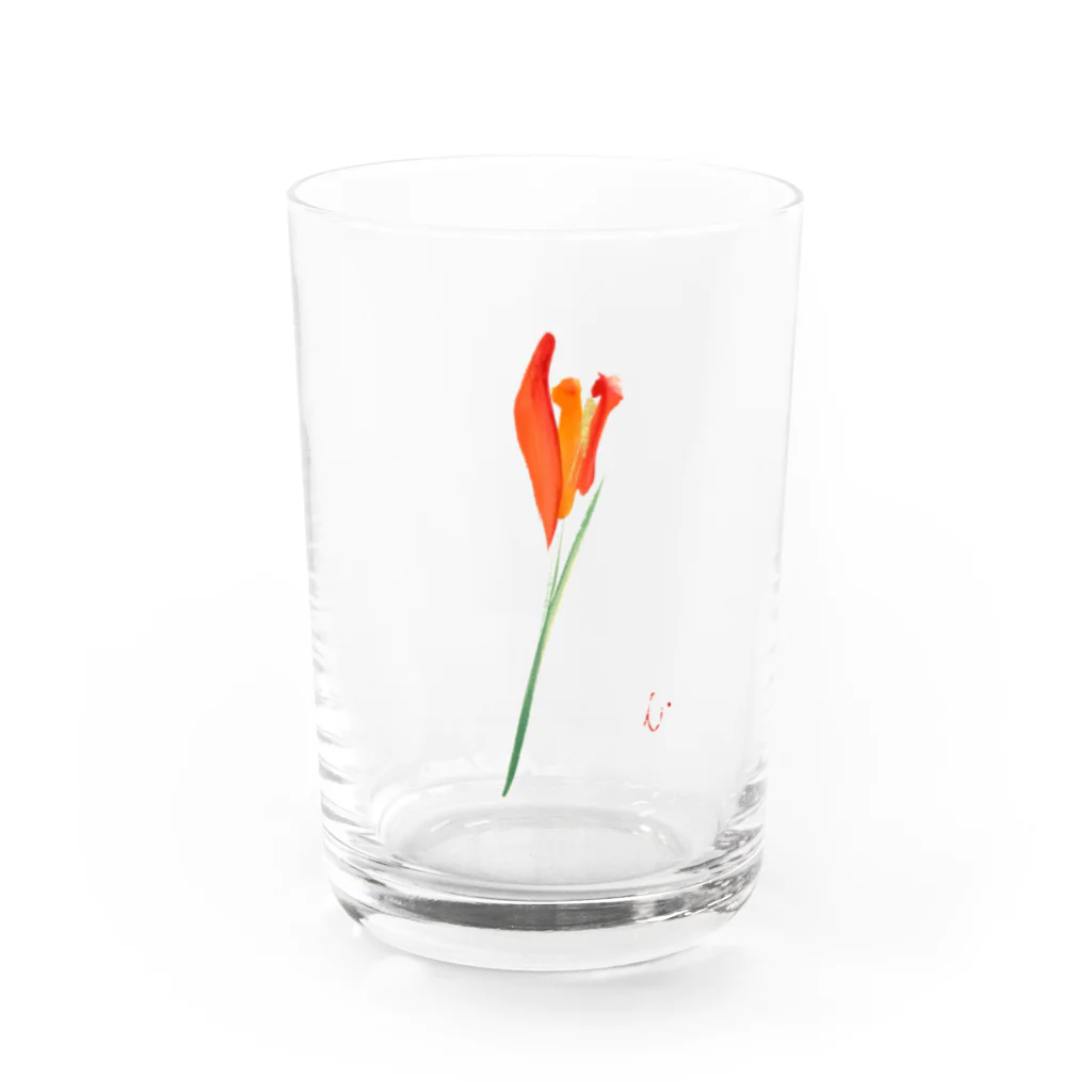 洸明-Komeiの陽華（印あり） Water Glass :front