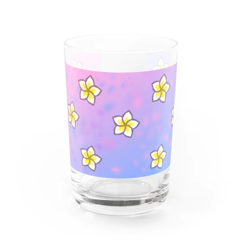 LiNKaGeのPlumeria Water Glass :front