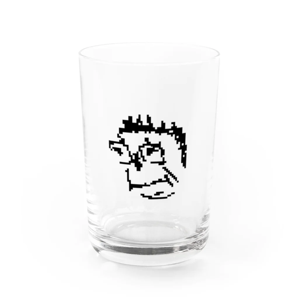 つめローラーのおじいさん Water Glass :front