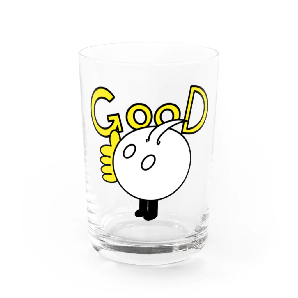 ニホンアシくんの隠れ家のニホンアシくん：GOOD Water Glass :front