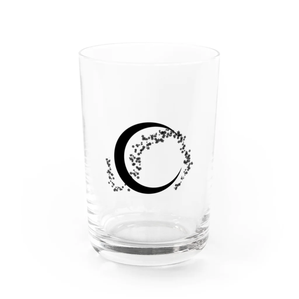 S猫エリカの月光の舞 Water Glass :front