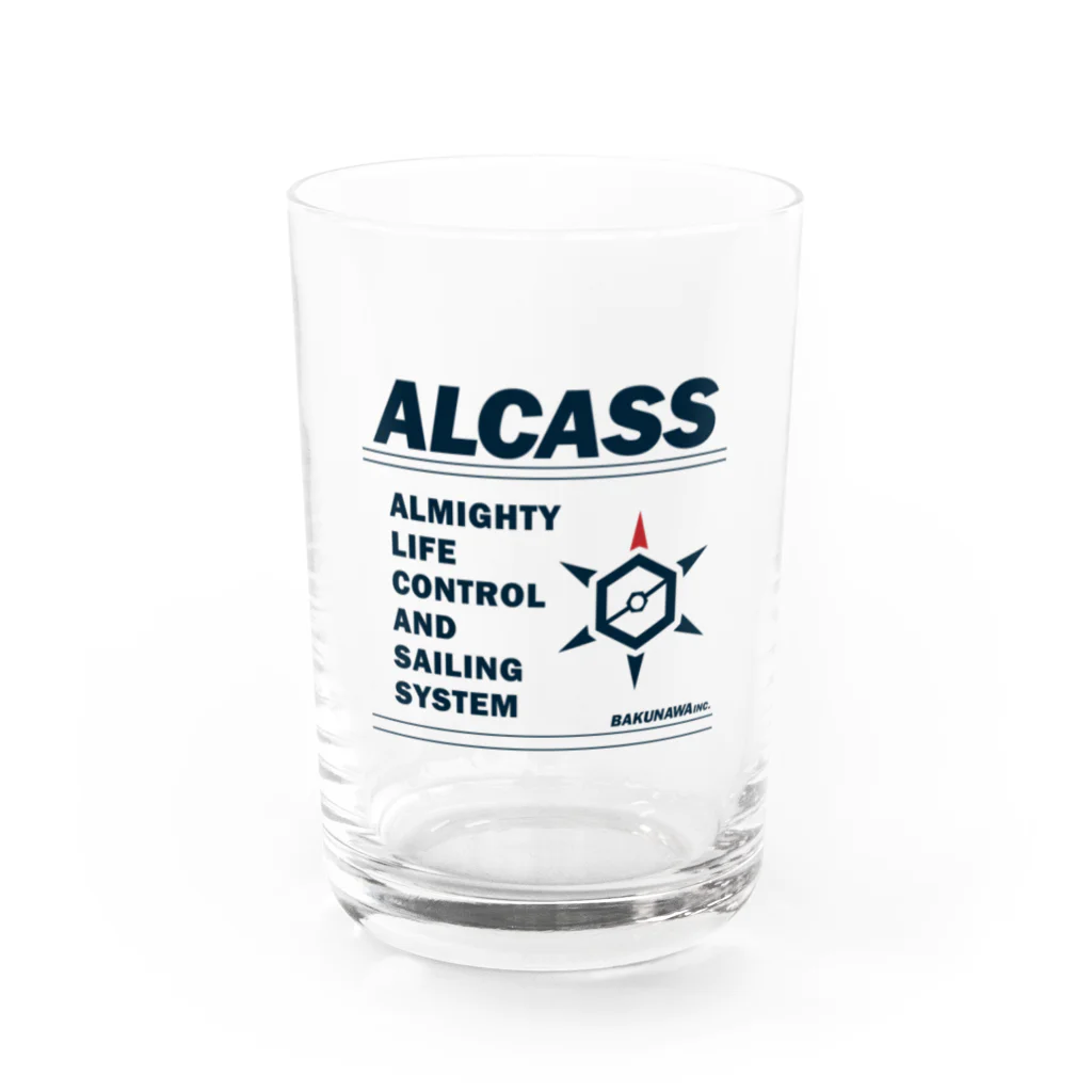 Rige-lllの「ALCASS」グッズ Water Glass :front