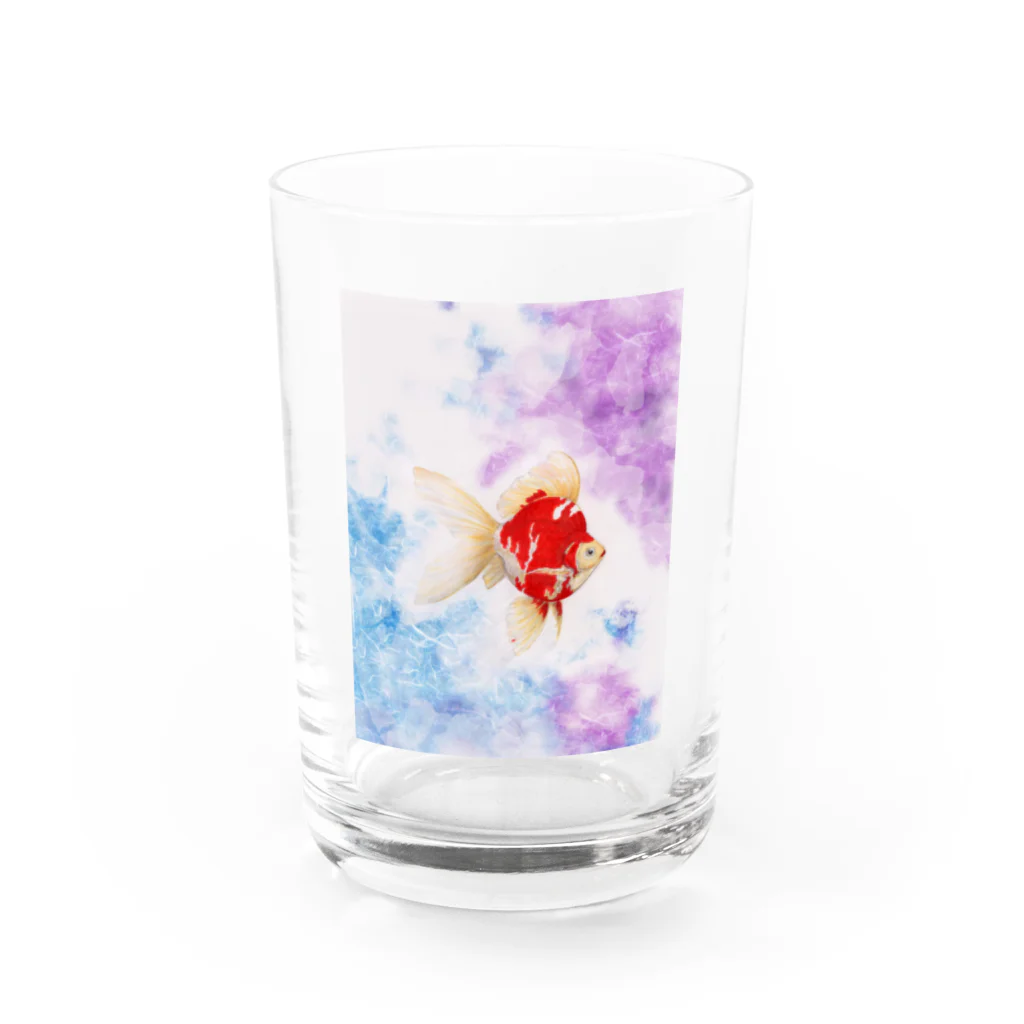 金魚屋喜楽美の越後の華 Water Glass :front