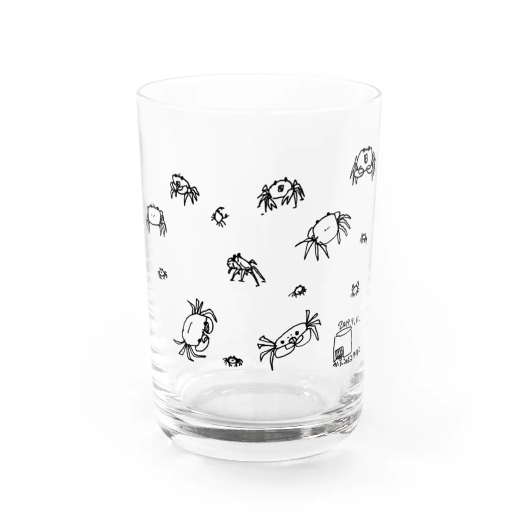 かえるはるきのこ（RURUKO)のバンパイヤクラブかわいい Water Glass :front