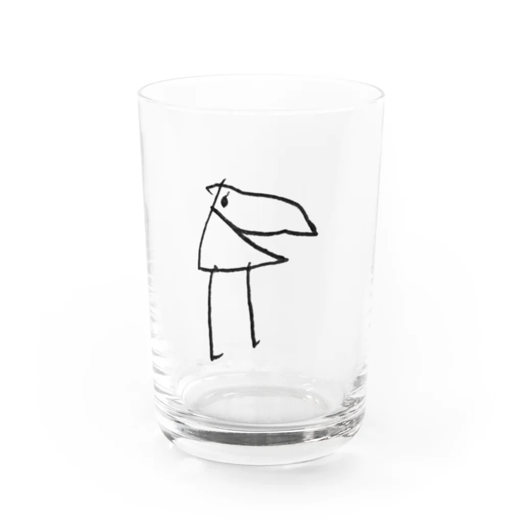 Howzit Shopのとりしゃん Water Glass :front