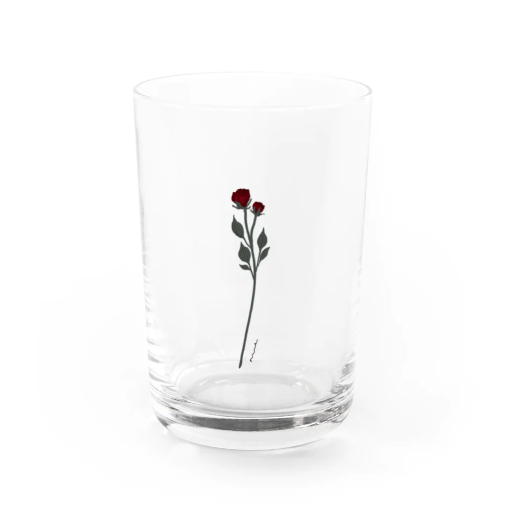 nulのrose (dry) Water Glass :front