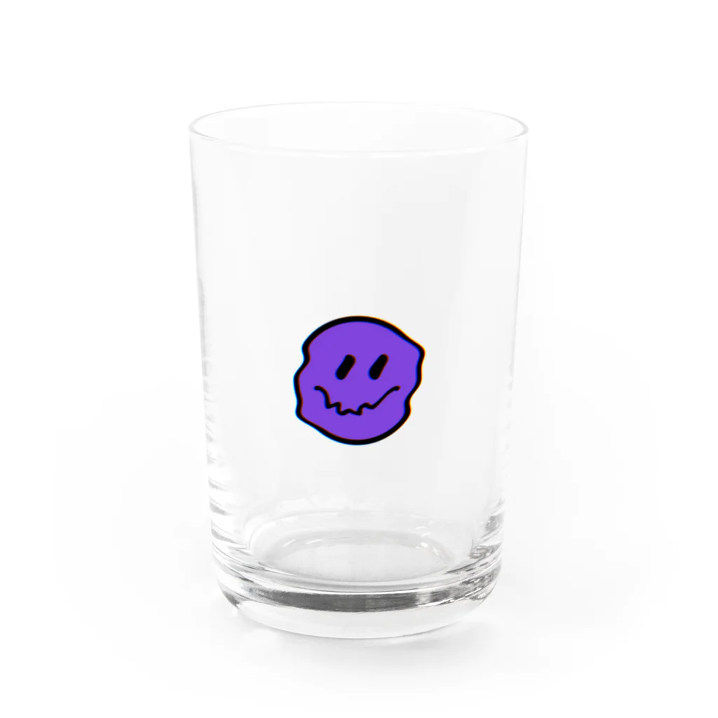 夜間飛行のsmile💜 Water Glass :front