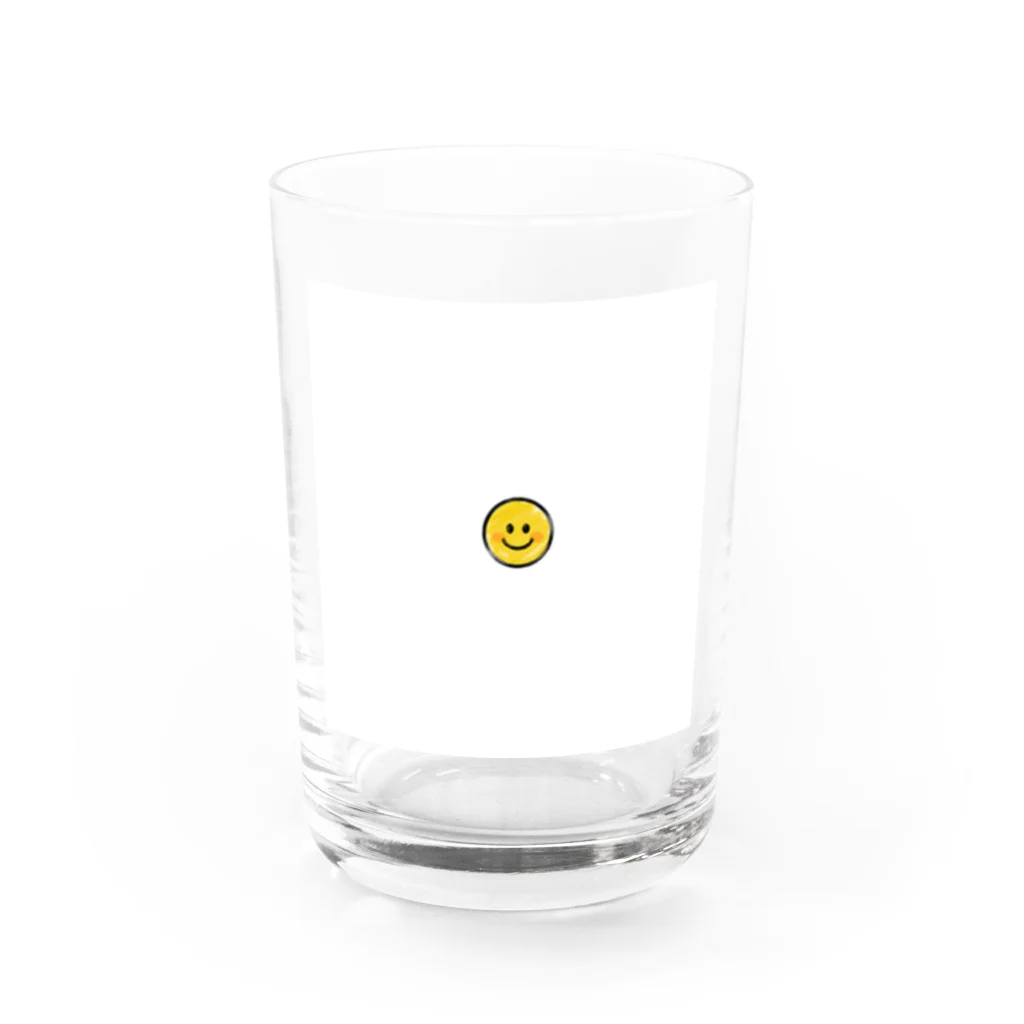 癒しショップのスマイリー Water Glass :front