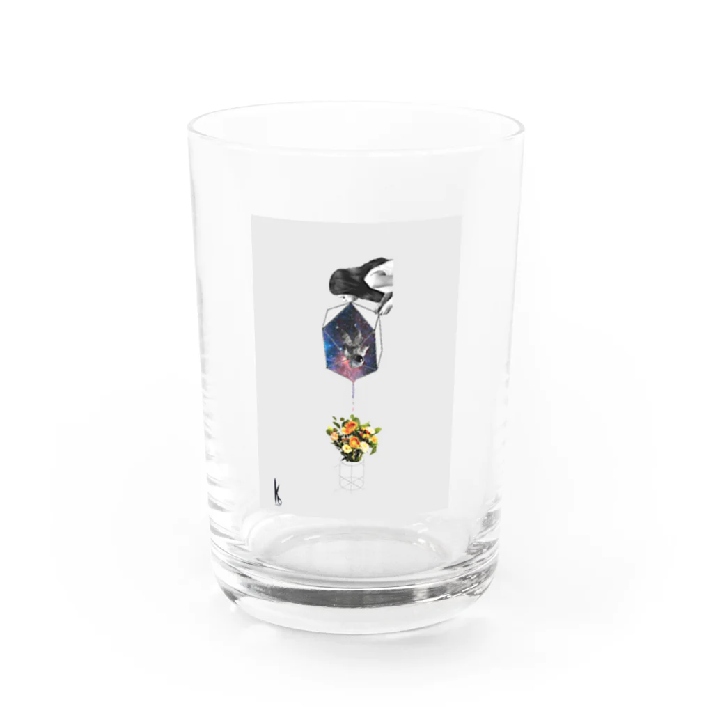 古い裸の樹のbreathe Water Glass :front