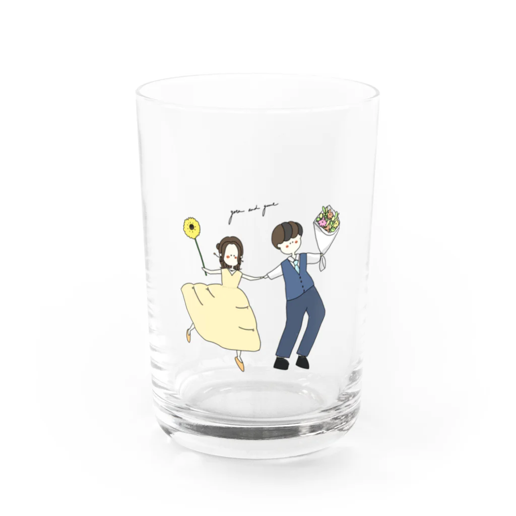 やまみむら ゆめものようたとゆめも Water Glass :front