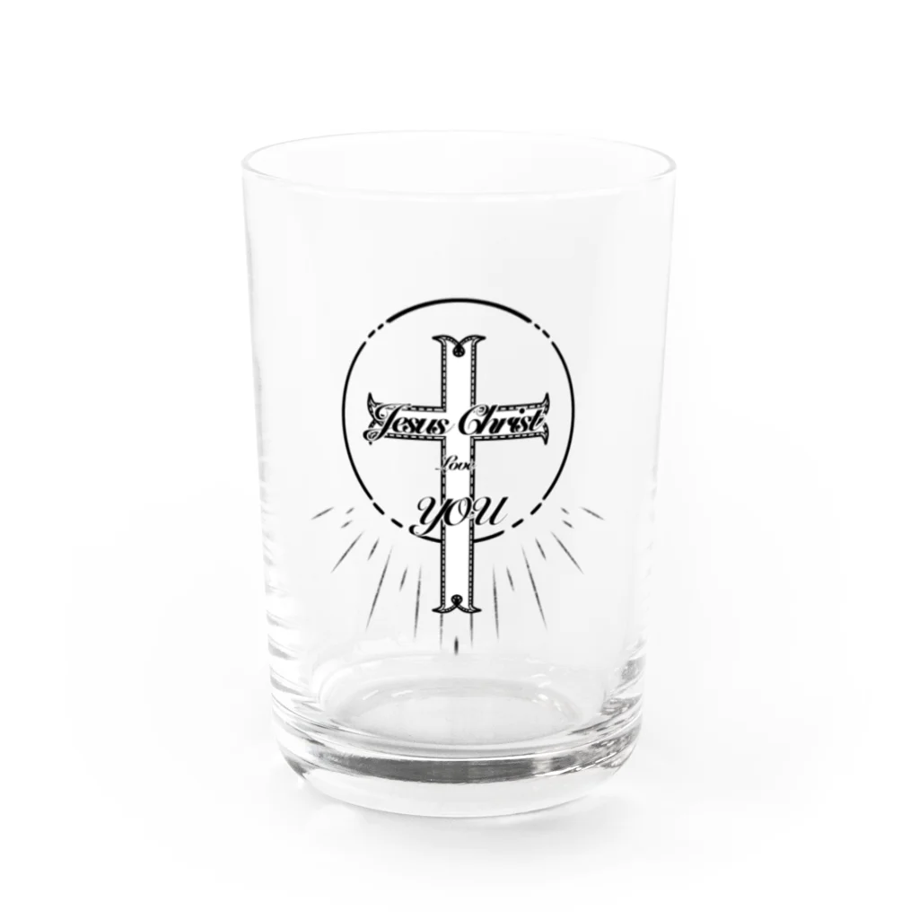 SamaraIllustのイエス・キリストの愛 Water Glass :front