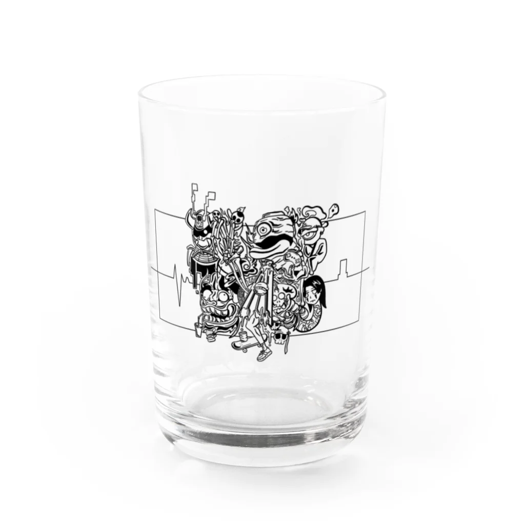 付喪-tsukumo-の妖怪 グラス前面