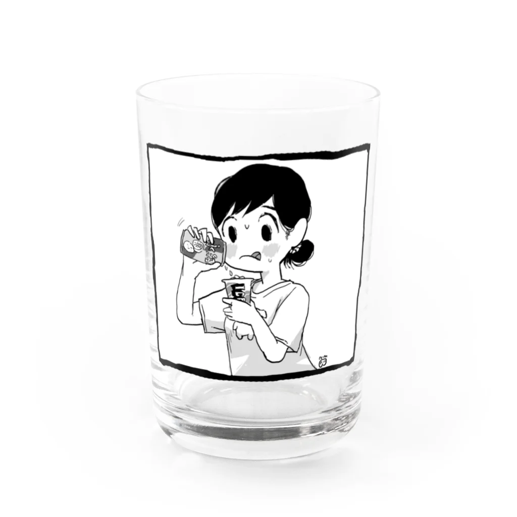 にくまん子の夏のドーピングT Water Glass :front