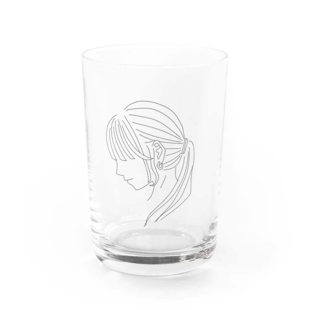 ｕｎｉの女のひと Water Glass :front