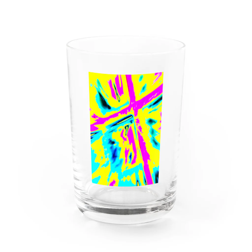 y_photo_heartのcrossroads Water Glass :front