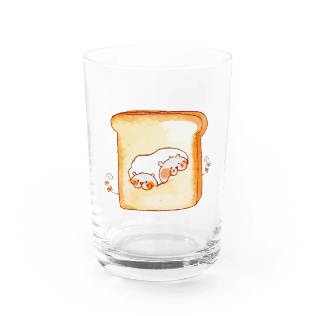 nikokoのデカパンチュウ(食パン) グラス前面