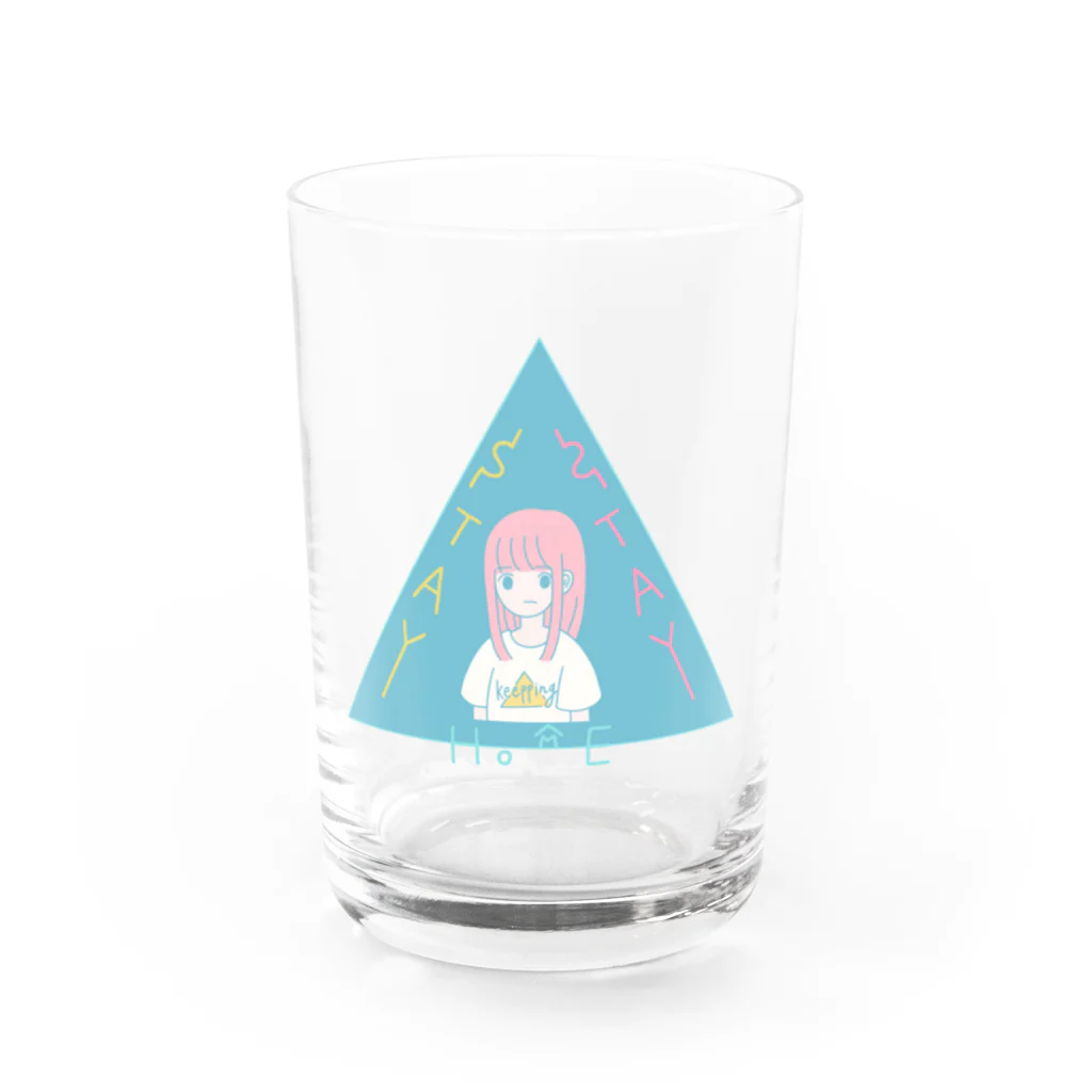 NNNのSTAY HOME GIRL Water Glass :front