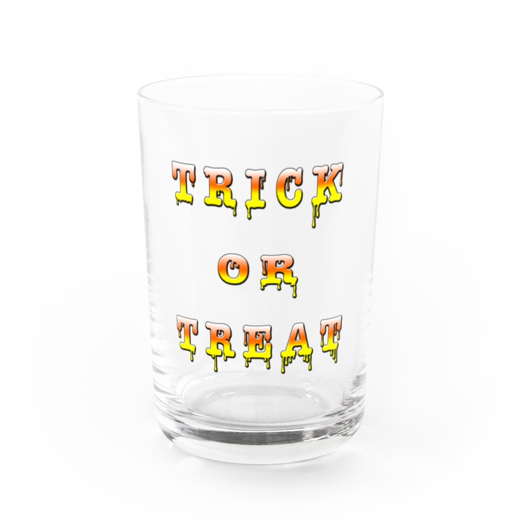 Planet EvansのCandy Cone Trick or Treat Water Glass :front
