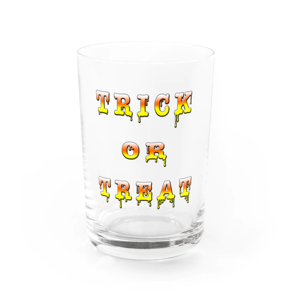 Planet EvansのCandy Cone Trick or Treat Water Glass :front