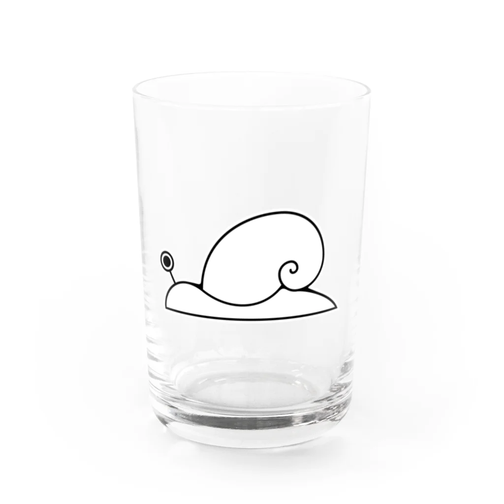 犬田猫三郎の黄金比カタツムリ Water Glass :front