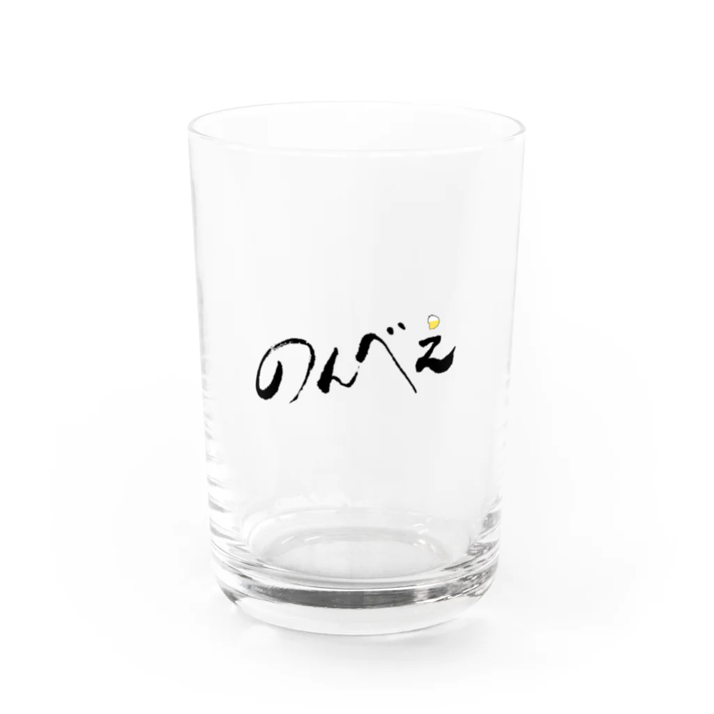 のんべえ部ののんべえ部ロゴ Water Glass :front