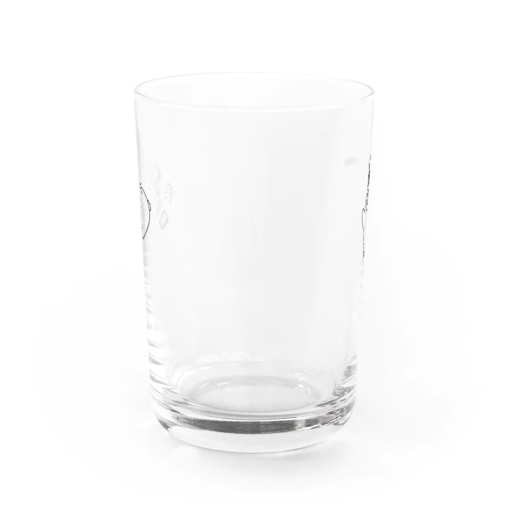 おぺんのへや（本屋lighthouse物販部）のおぺんTSUNDOKU_mono Water Glass :front