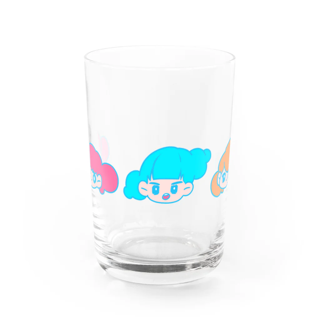 NEXT TIMEのキューティースリー＠pashiri Water Glass :front