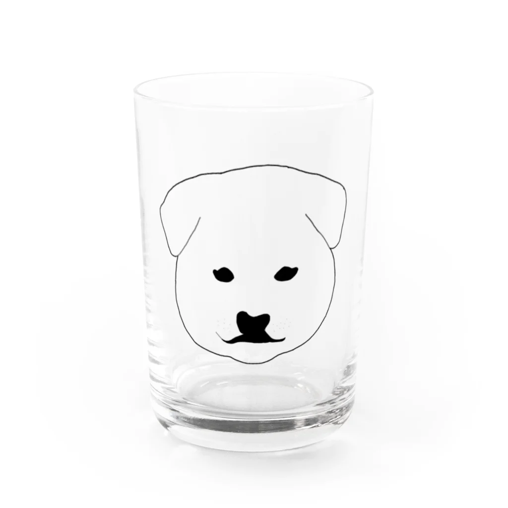 銀座の銀ちゃんのshiba puppy グラス前面