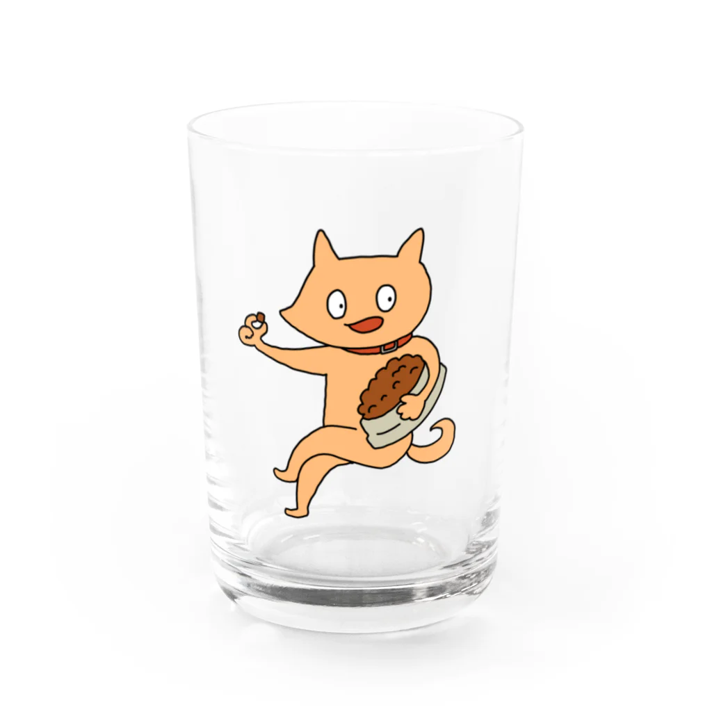 まちのやの映画見る飼い犬 Water Glass :front