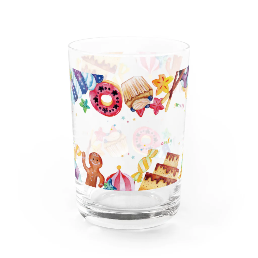 PON PONのokashino Water Glass :front