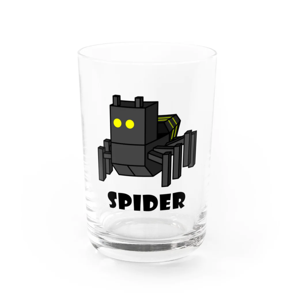 Studioチャカのの【ハロウィン】スパイダー Water Glass :front