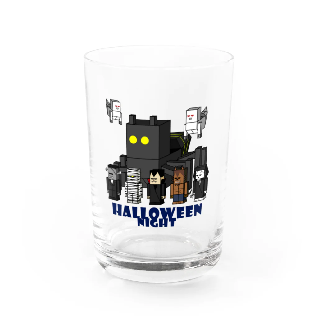 Studioチャカのの【ハロウィン】ハロウィンナイト Water Glass :front