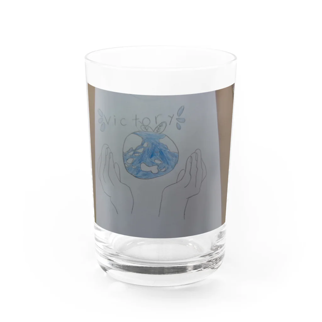 KORINEVERSのvictory \地球を救え\ Water Glass :front