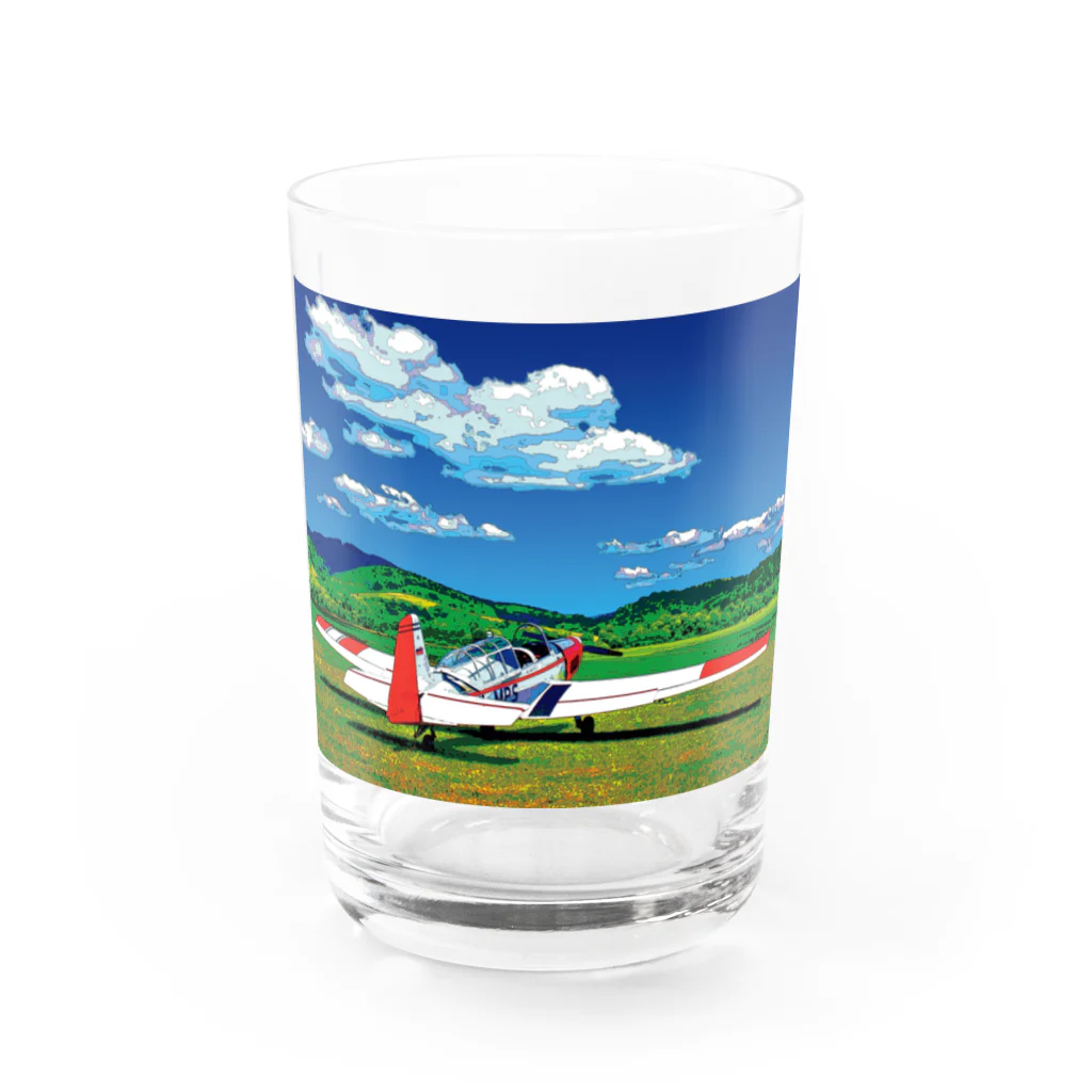 GALLERY misutawoの草原の飛行機 グラス前面