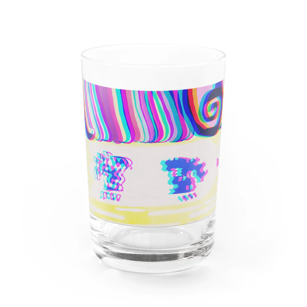 りっぴのみずのなかのわたしブロークン Water Glass :front