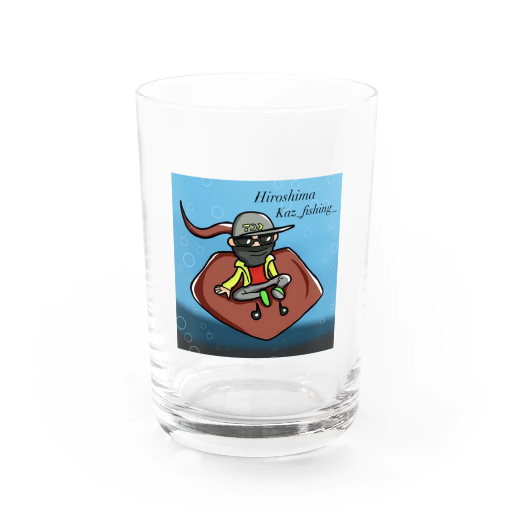 KazのKaz_fishing_オリジナルグッズ Water Glass :front