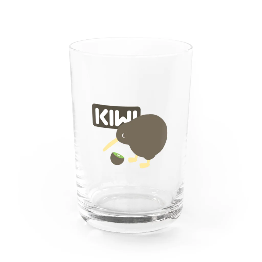 イニミニ×マートのKIWI&KIWI Water Glass :front