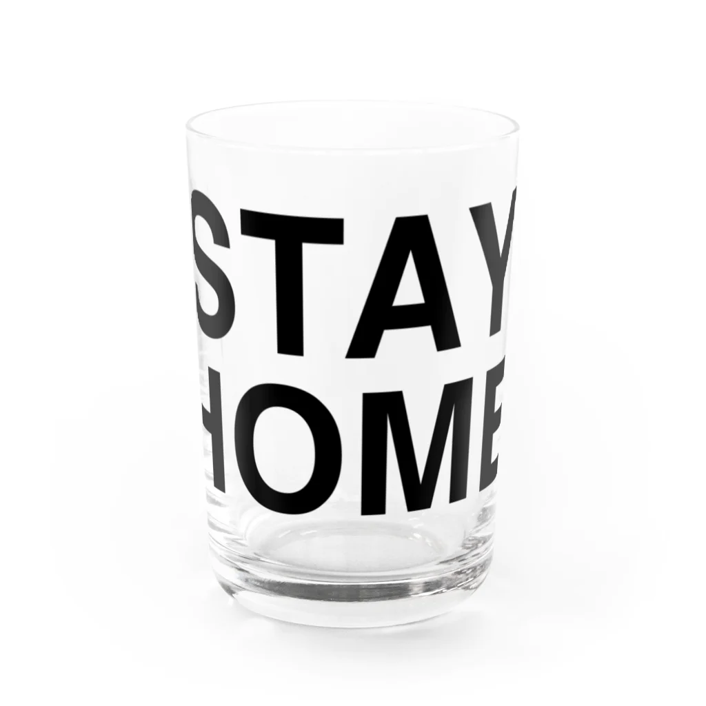 TOKYO LOGOSHOP 東京ロゴショップのSTAY HOME-ステイホーム- Water Glass :front