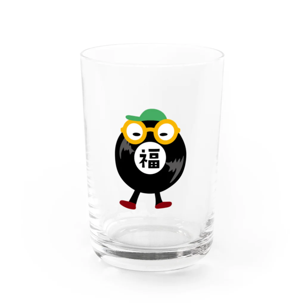 DJちゃん-福を呼ぶレコード-のDJちゃん Water Glass :front