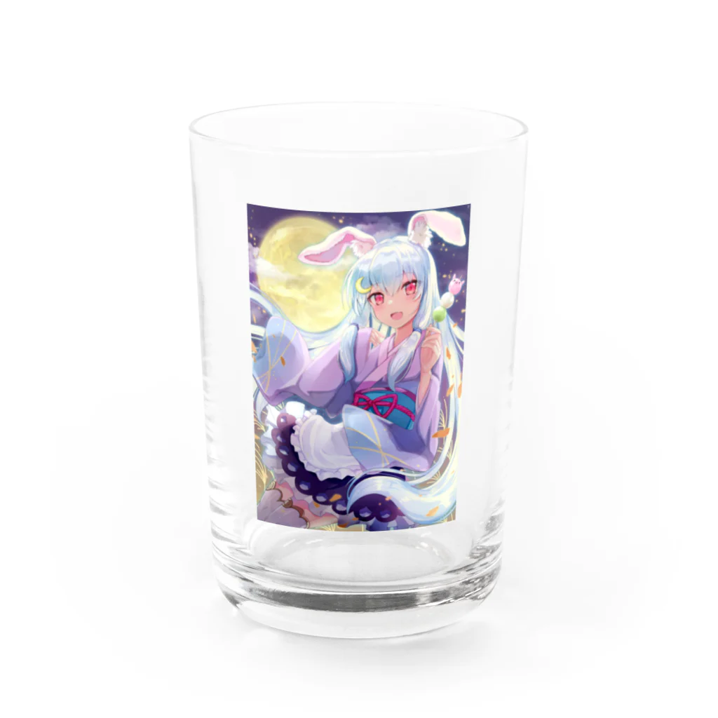 ガラスノ店のお月見グラス✨ Water Glass :front