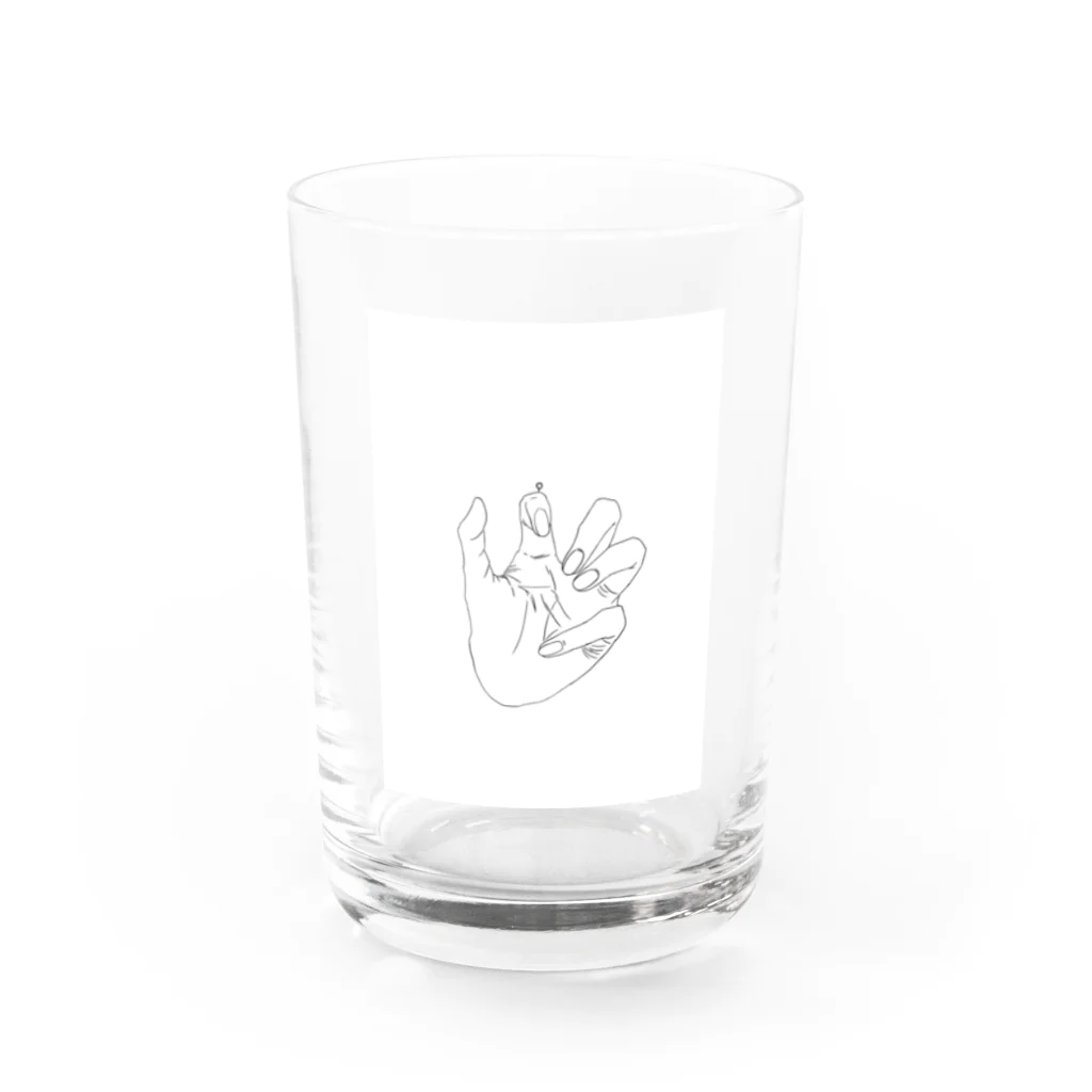 ti-puの握り手イラスト グラス前面
