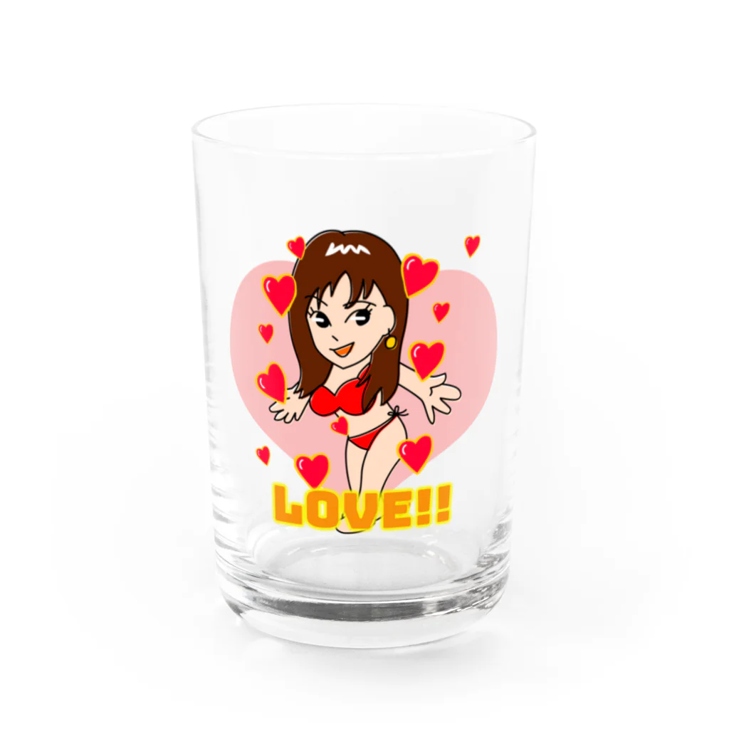 ラジオディレクターりかちゃんのラジオディレクターりかちゃん Water Glass :front