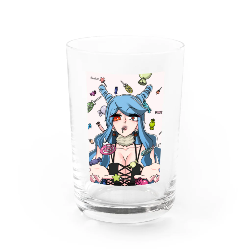 夜想明【LINEスタンプ・BOOTH販売中】のアクシスベストディアボロス Water Glass :front