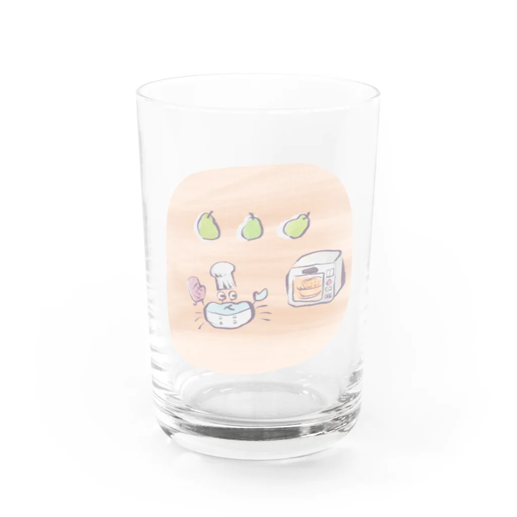 ☃も々のせ☃のパティシエクラブ Water Glass :front