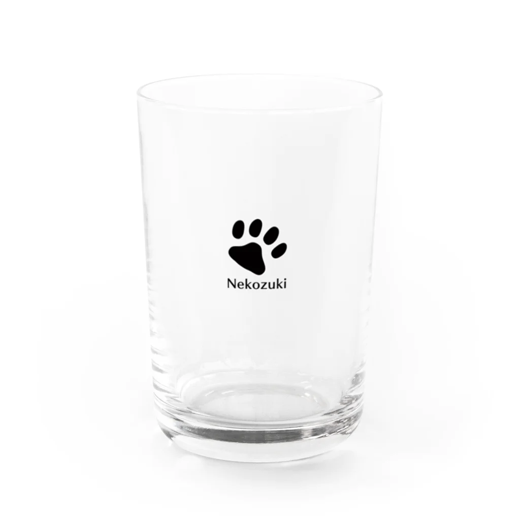 SATOX（さとっくす）のシンプル 私は猫好き ーNekozukiー（黒） グラス前面