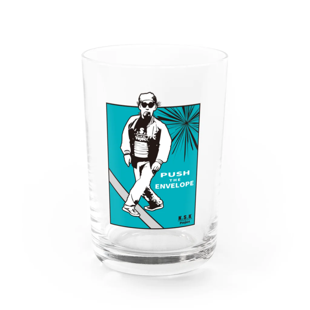 K.S.K Project Official Another Shopの限界を超えろグッズ Water Glass :front