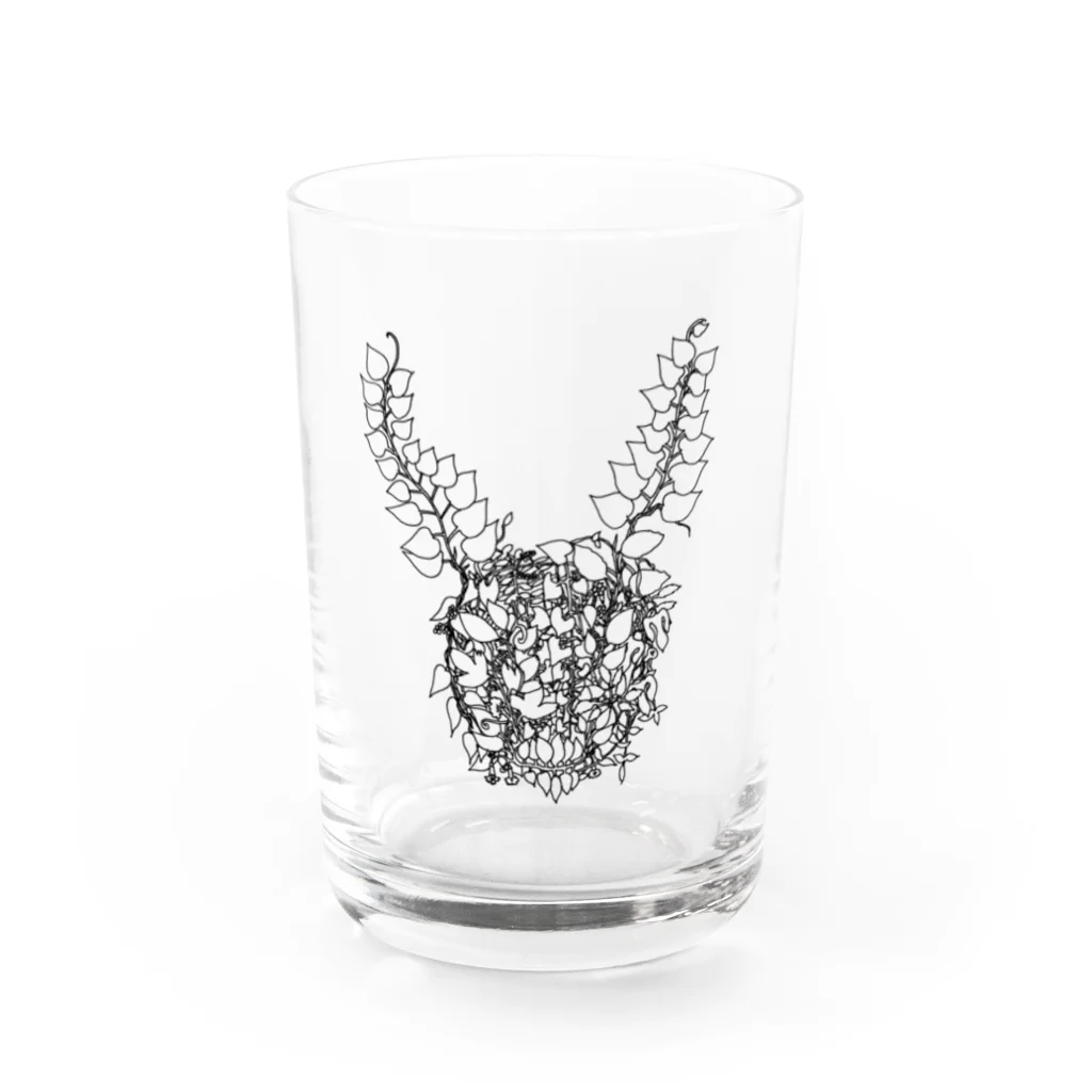 hugging love ＋《ハギング ラブ プラス》のturu_usagi Water Glass :front