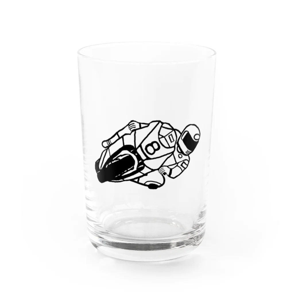 GREAT 7のバイクレース Water Glass :front