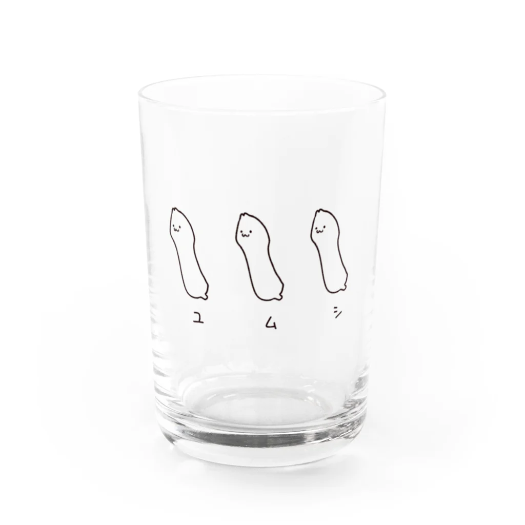 ぴよのユムシ Water Glass :front