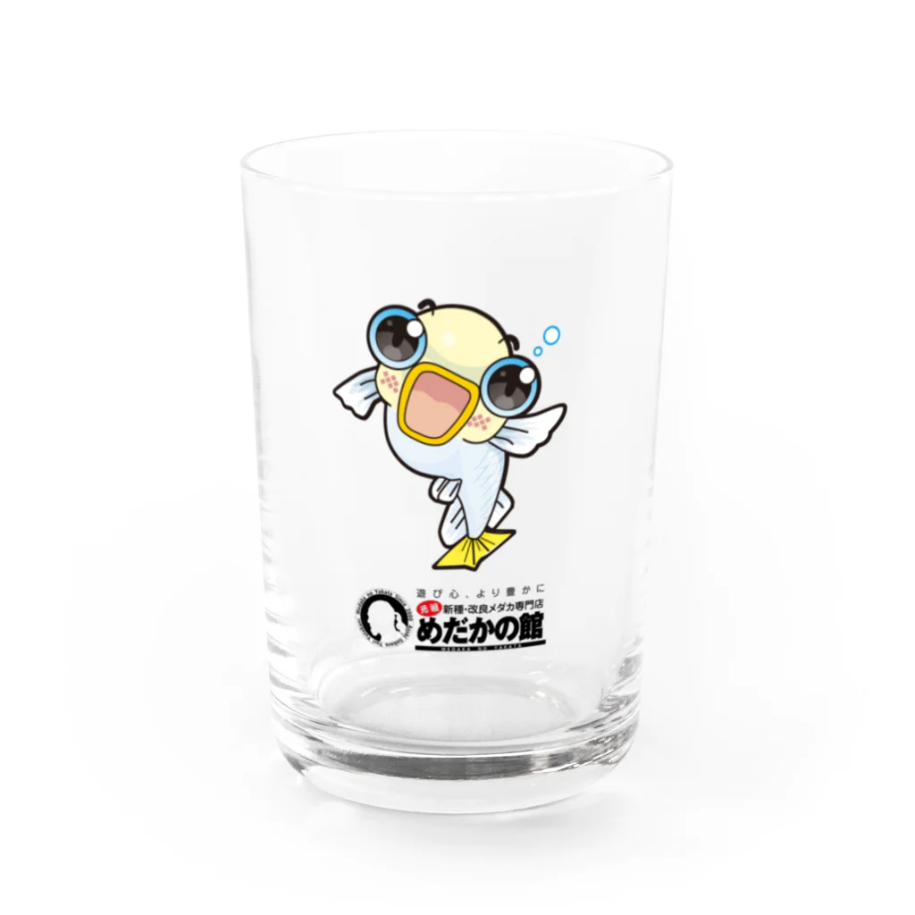 めだかの館公式グッズショップのメダカのめだ吉 Water Glass :front